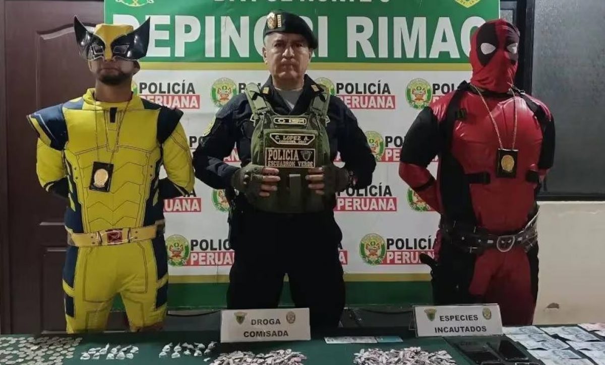 deadpool-y-wolverine-arrestaron-a-cuatro-personas-acusadas-de-vender-droga-en-el-distrito-peruano-de-rimac