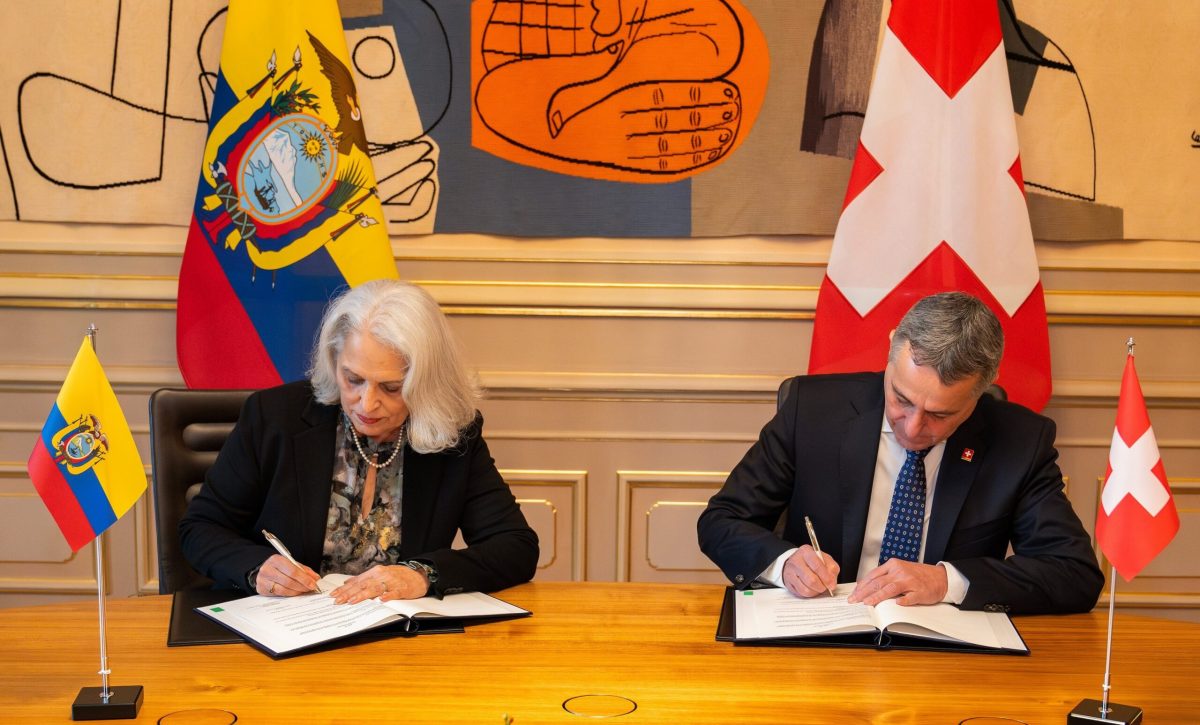Suiza asume las labores diplomáticas de Ecuador en Venezuela