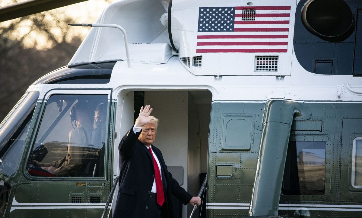 Trump abandona la Casa Blanca en su último día como presidente de Estados Unidos
