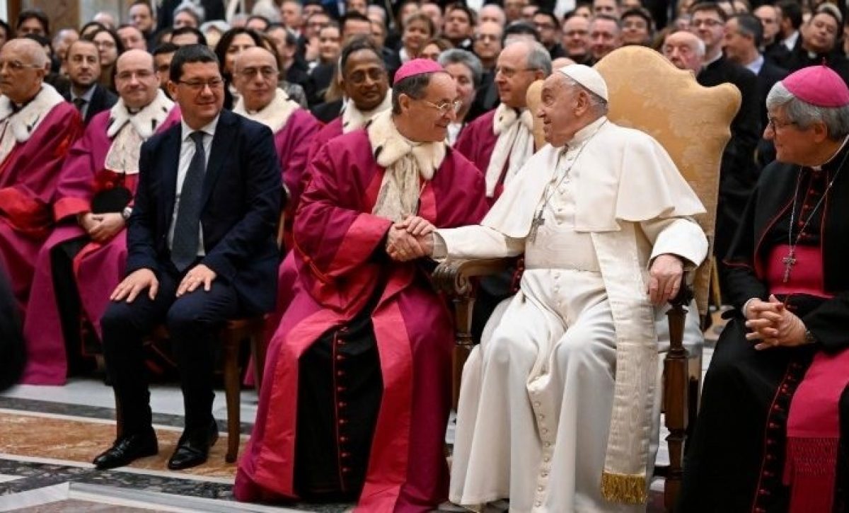 El Papa Francisco en la inauguración del Año Judicial del Tribunal de la Rota Romana.