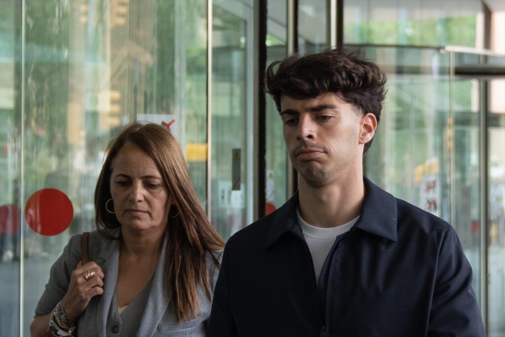 Álvaro Aguado, futbolista del Espanyol, declara ante un juez por una denuncia de agresión sexual