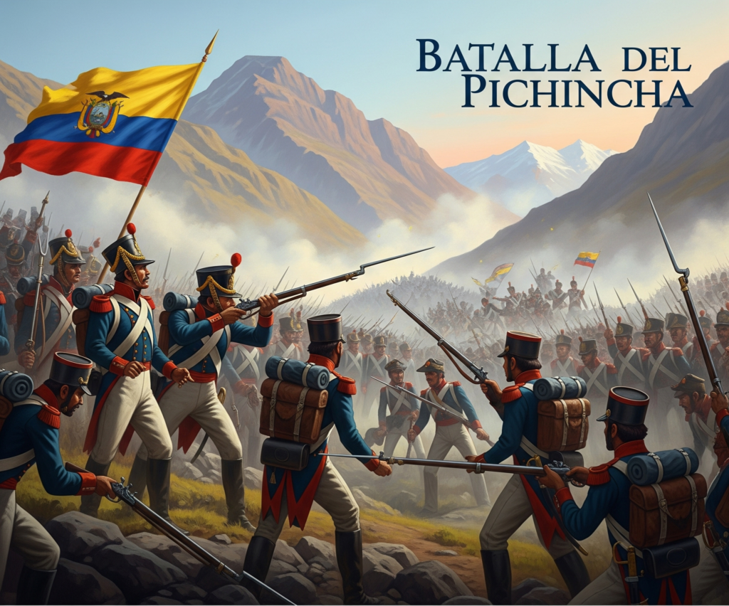 Batalla del Pichincha historia completa del 24 de mayo de 1822.