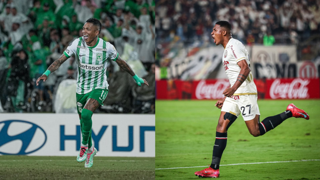 Billy Arce y José Carabalí marcan y dan puntos clave a Atlético Nacional y Universitario