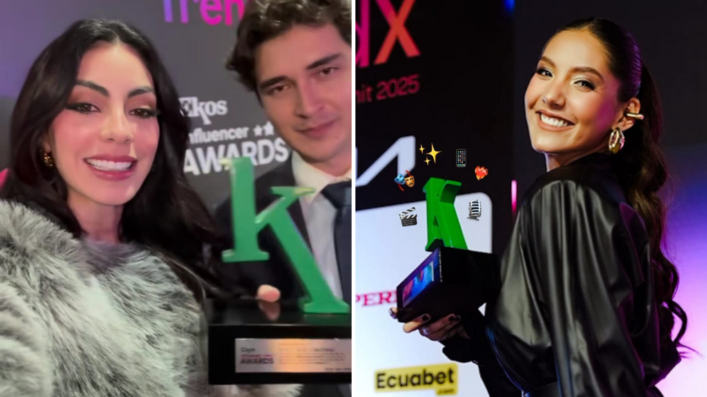 Las manabitas Virginia Limongi y Gigi Mieles son premiadas en los Ekos Influencer Awards
