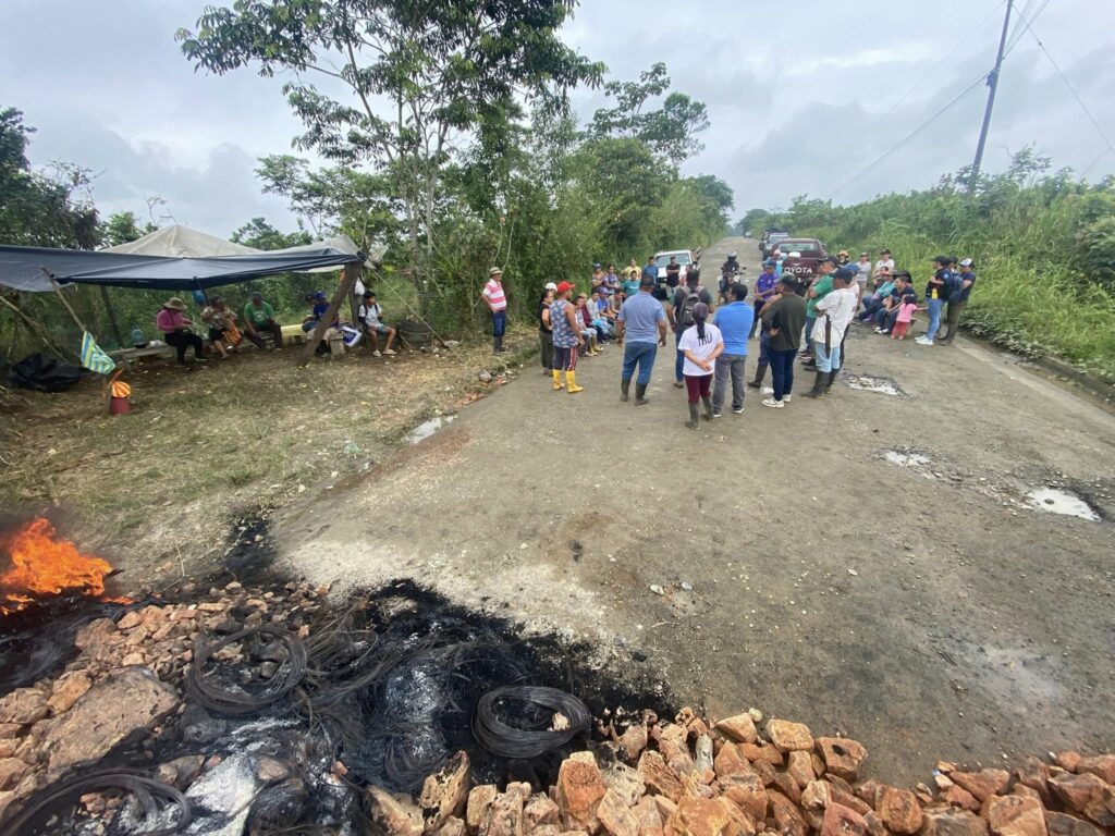 Segunda jornada de protestas en San Bernabé por mal estado de la carretera