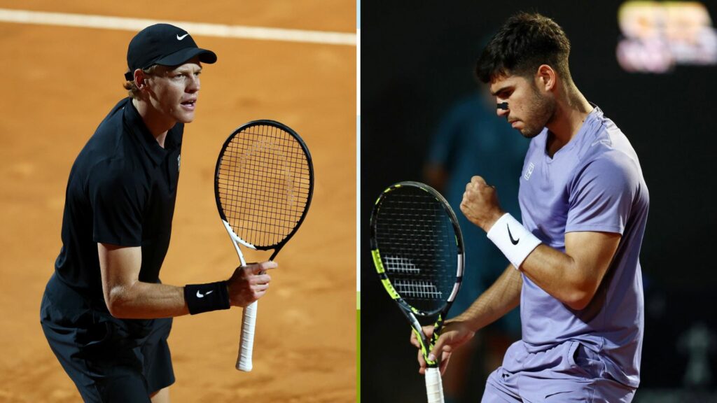 annik Sinner enfrentará a Carlos Alcaraz en la final del Abierto de Roma