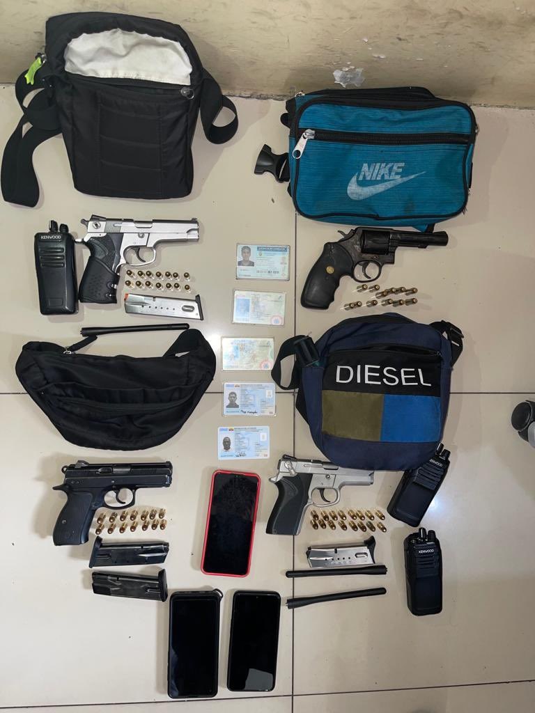 Operativo "Acero 471" en Manabí: Cuatro detenidos por robo en ejes viales.