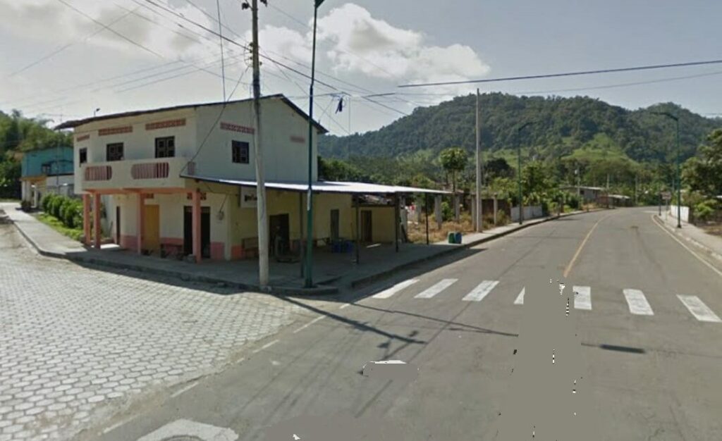 En una zona transitada de la parroquia Noboa se dio el crimen de Luis Alaña.