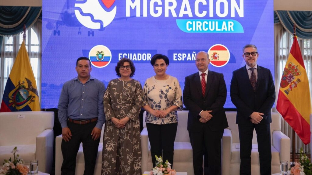 Programa de migración circular permite que 120 ecuatorianos puedan trabajar legalmente en España. (Cancillería).
