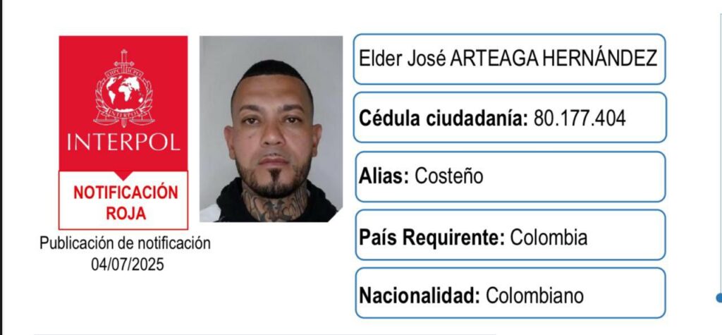 Capturan en Bogotá, Colombia, a alias ‘El Costeño’, presunto autor del atentado contra Miguel Uribe Turbay
