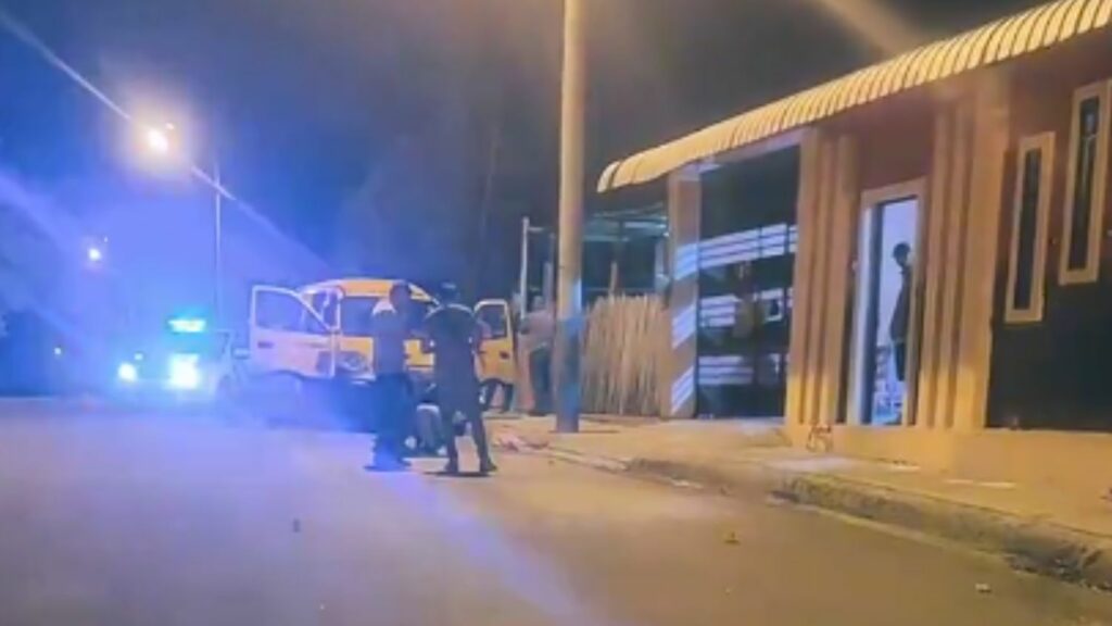 Dos personas resultaron heridas durante un atentado a balas en el cantón Jaramijó, provincia de Manabí. (Captura de pantalla TikTok)