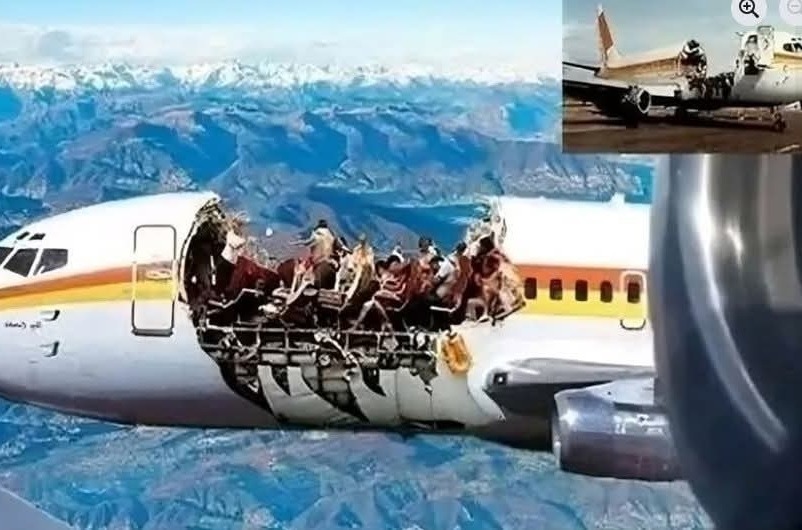 En 1988, el vuelo 243 de un Boeing 737 sufrió una descompresión explosiva en pleno vuelo, perdiendo parte de su fuselaje.