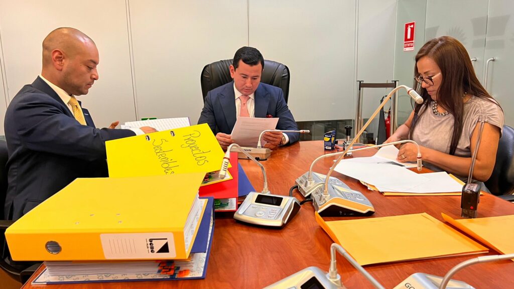 El asambleísta de ADN, Ferdinan Álvarez indicó que los documentos, presentados por el abogado de Daniel Salcedo, serán analizados por la Comisión. FOTO:@FerdinanAZ87
