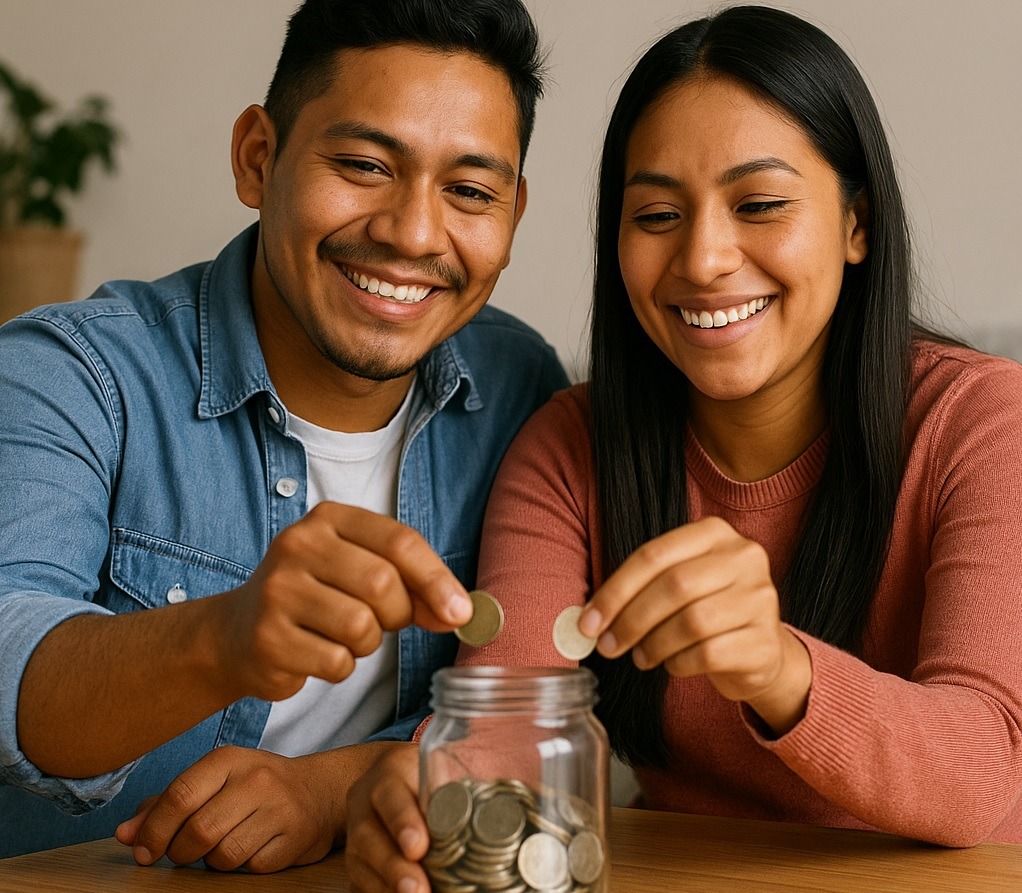La gestión de las finanzas en pareja es un pilar para construir un futuro económico sostenible y fortalecer la relación. FOTO: Inteligencia Artificial (IA).