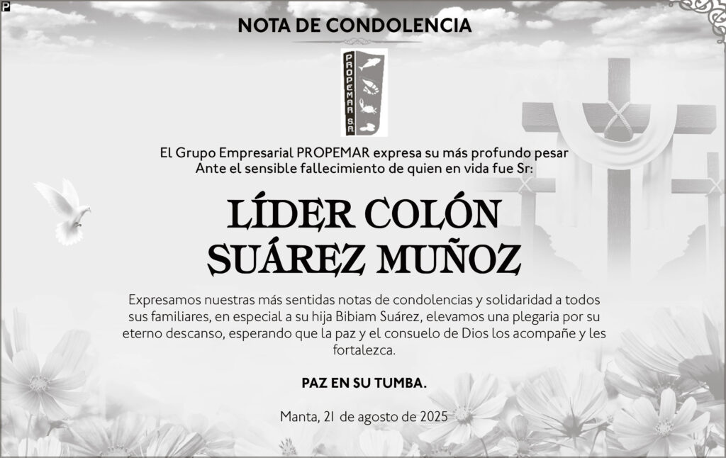 NOTA DE CONDOLENCIA: Líder Colón Suárez Muñoz