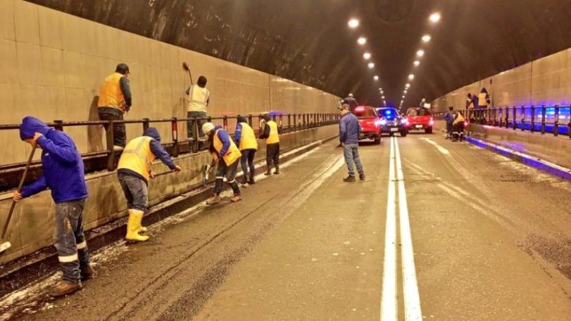 Mantenimiento nocturno cierra túneles de San Juan y San Roque por seis horas
