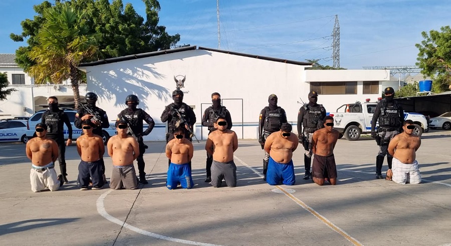 Los detenidos en operativos policiales contra extorsión y asalto