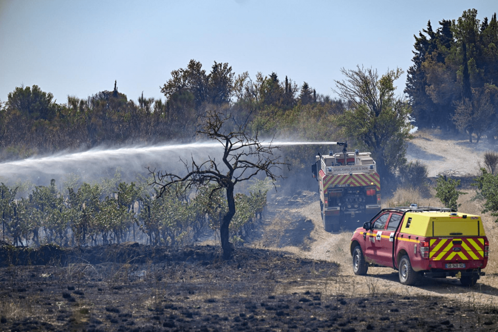 Francia enfrenta su peor incendio desde 1949: continúa activo aunque sin avanzar