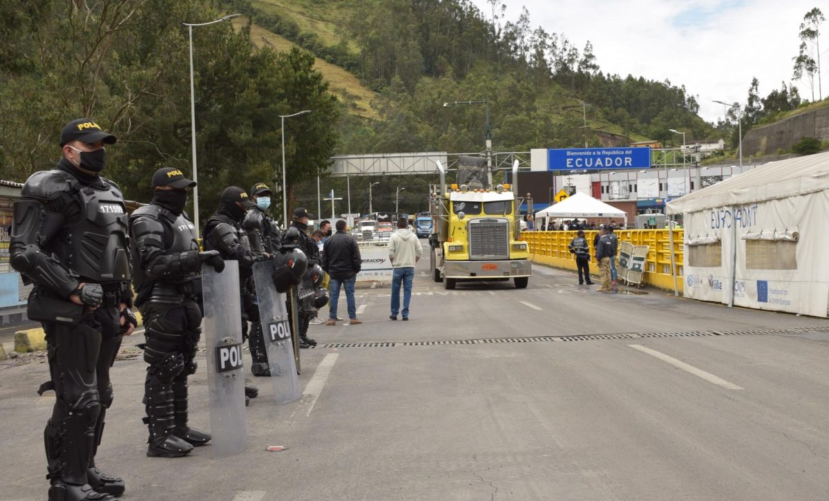 Altos mandos de Ecuador y Colombia buscarán fortalecer el control en la frontera