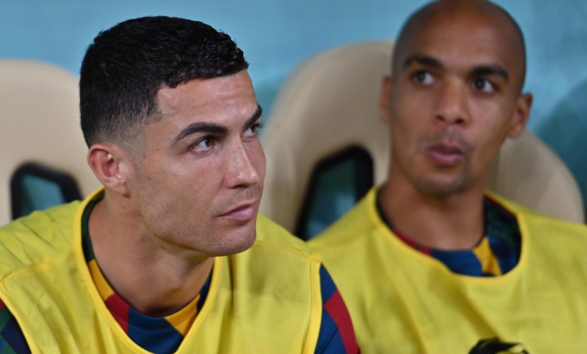 Cristiano, suplente en Portugal