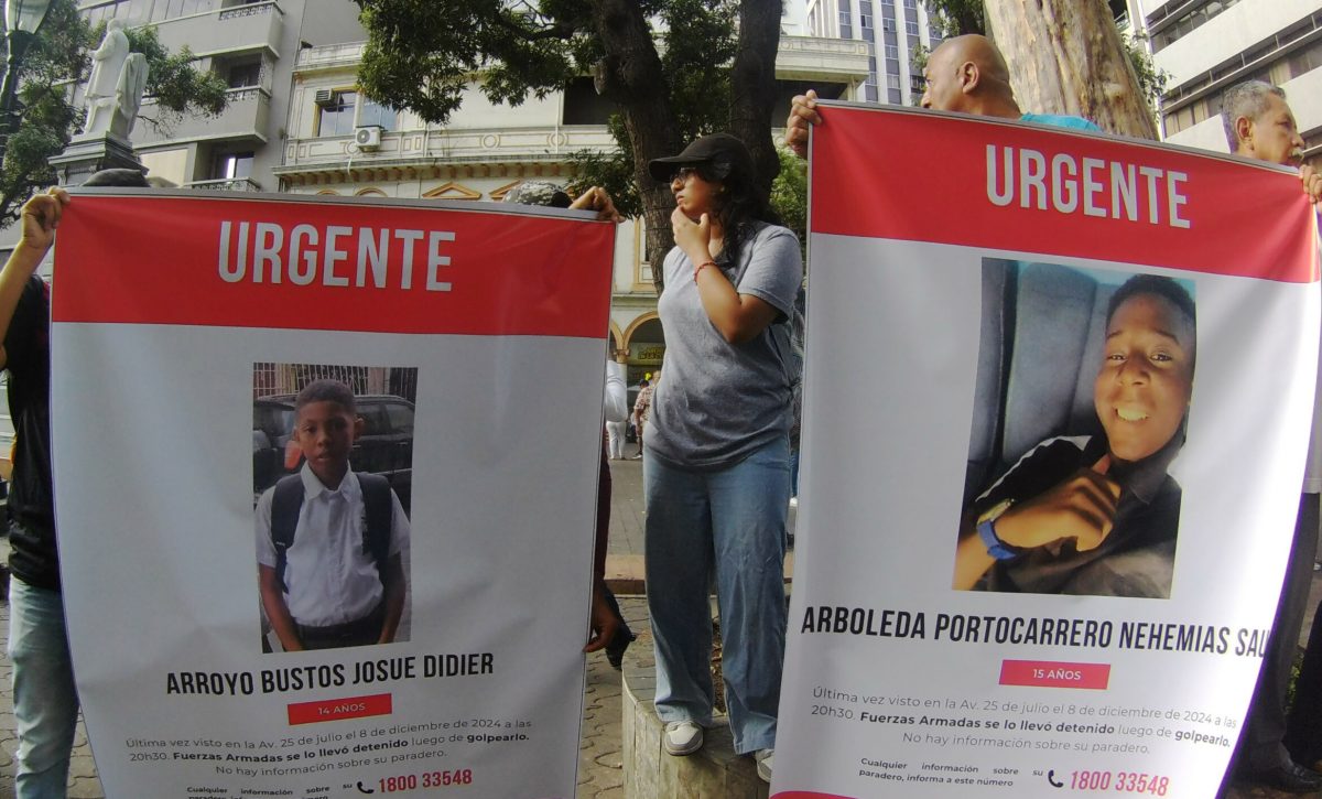 GYE-PLANTON MENORES DESAPARECIDOS