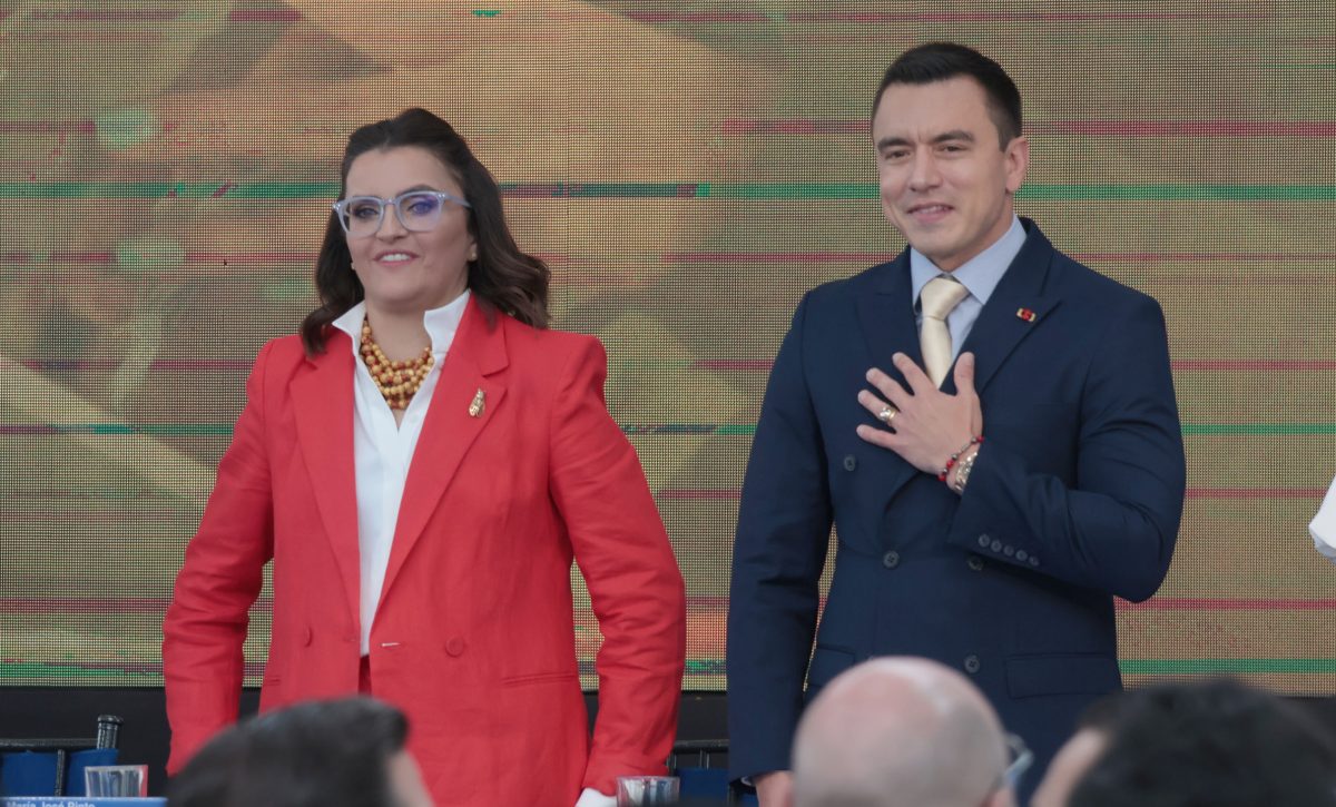 Dispositivo de seguridad se activa para ceremonia de posesión de Noboa y Pinto