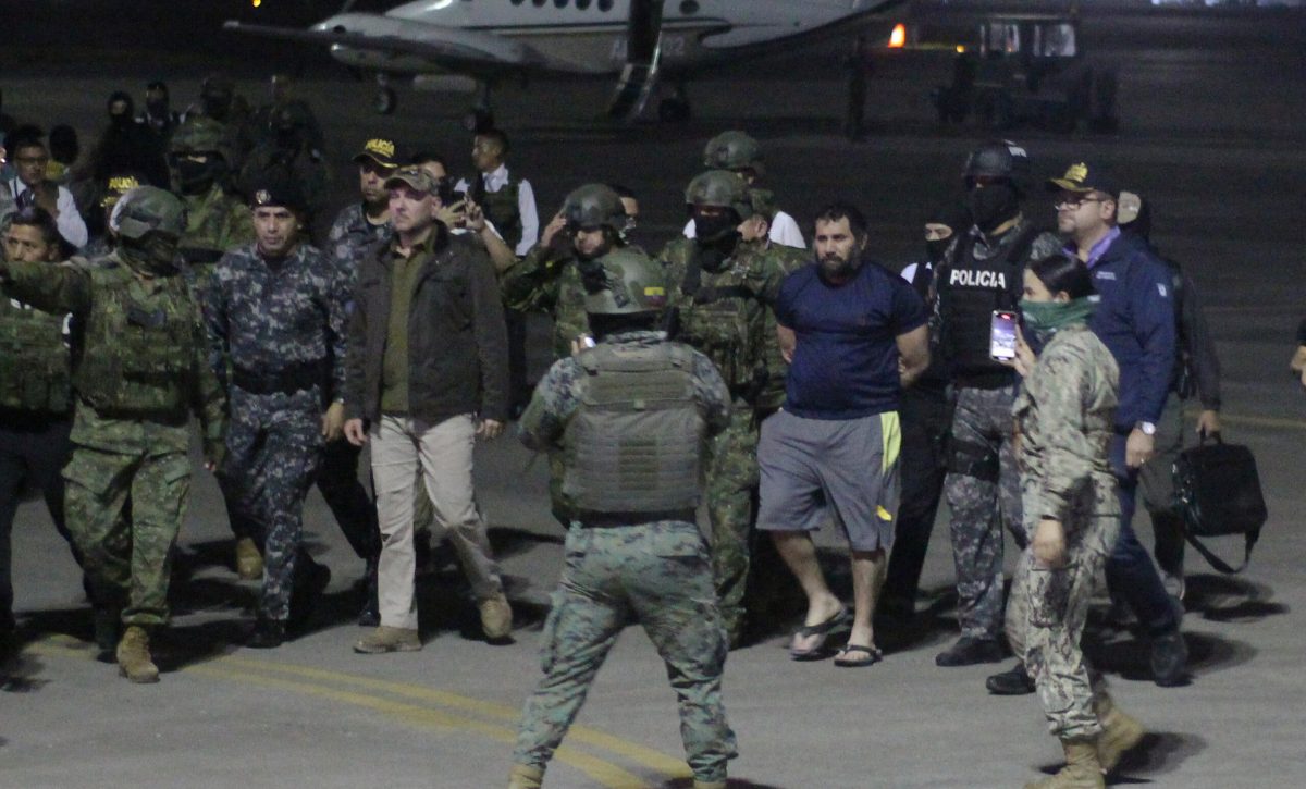 ‘Fito’, líder de Los Choneros, fue arrestado en Manta tras intensa operación policial y militar