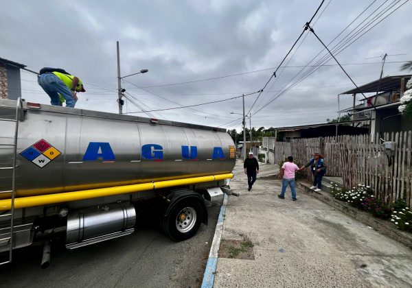 Manta mantiene plan emergente de abastecimiento de agua