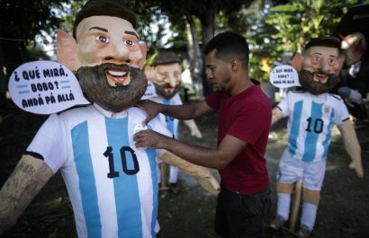 Messi y su "Qué mirás bobo", el muñeco de año viejo preferido en Panamá