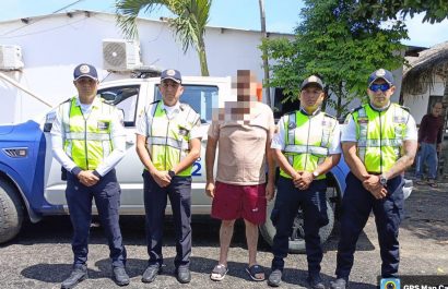 La CTE difundió una fotografía del personal que encontró al empresario que estaba secuestrado.