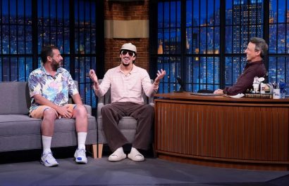 Adam Sandler elogia la actuación natural de Bad Bunny en Happy Gilmore 2