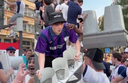 Aficionados de Tottenham y Manchester United protagonizan altercados en San Sebastián antes de la final de Europa League