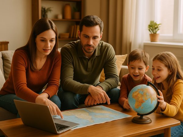 Ajustar el destino y la duración del viaje a la capacidad económica disponible es clave para evitar deudas. FOTO: Inteligencia Artificial (ChatGPT).