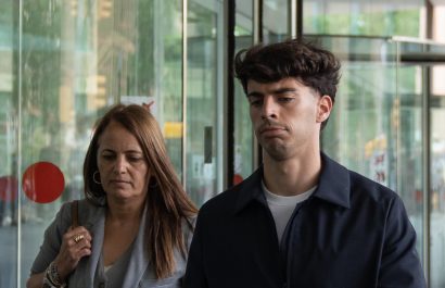 Álvaro Aguado, futbolista del Espanyol, declara ante un juez por una denuncia de agresión sexual