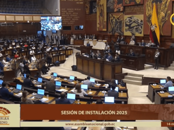 Annabella Azín lidera primera sesión de la Asamblea Nacional 2025-2029