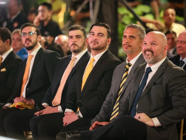 Antonio Alvarez, en la sesión por los 100 de Barcelona SC celebrada el 1 de mayo de 2025.