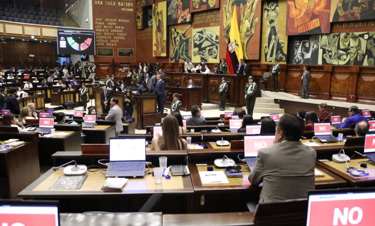 Asamblea Nacional Asambleístas de RC y Reto presentan acción de protección contra Niels Olsen y proponen llevar megáfonos. (Asamblea Nacional).