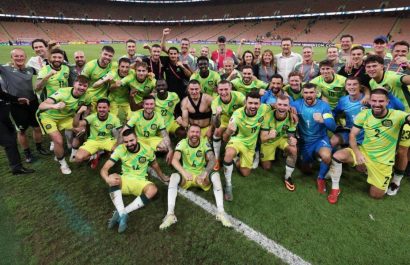 Australia aseguró su cupo a la Copa del Mundo.