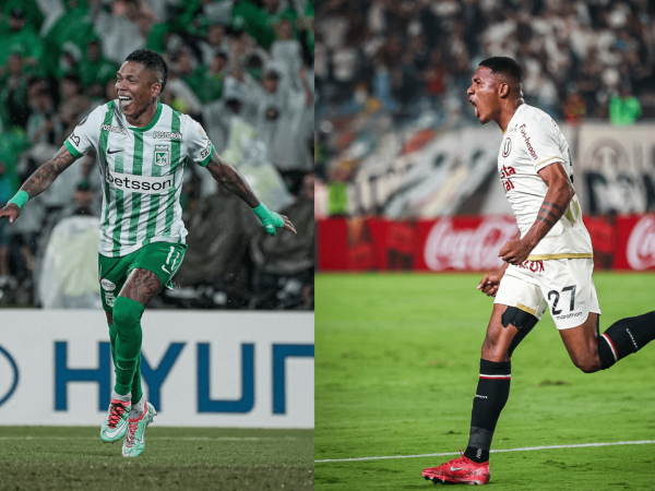Billy Arce y José Carabalí marcan y dan puntos clave a Atlético Nacional y Universitario