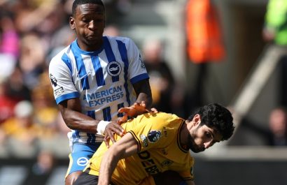 Brighton derrotó al Wolves con Pervis Estupiñán todo el partido y con buen rendimiento