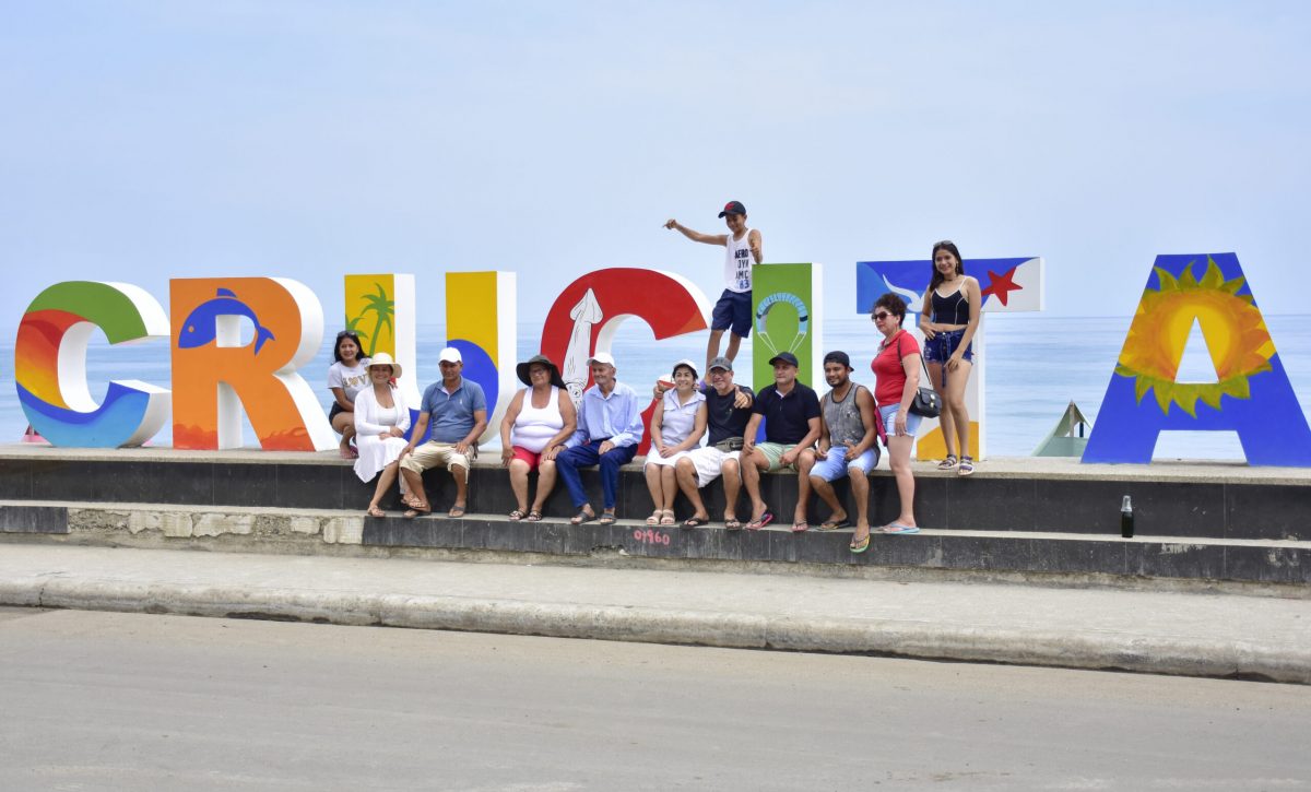 El principal atractivo de la parroquia Crucita, es su playa.