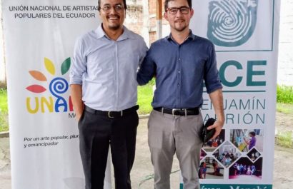 Carlos Candela (Izquierda) junto a Fidel Intriago (derecha).