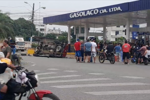 Policía fallece en accidente de tránsito en el ingreso al cantón Pasaje