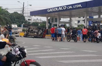 Policía fallece en accidente de tránsito en el ingreso al cantón Pasaje