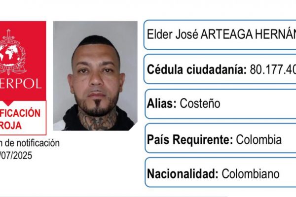 Capturan en Bogotá, Colombia, a alias ‘El Costeño’, presunto autor del atentado contra Miguel Uribe Turbay