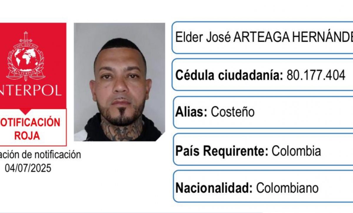 Capturan en Bogotá, Colombia, a alias ‘El Costeño’, presunto autor del atentado contra Miguel Uribe Turbay
