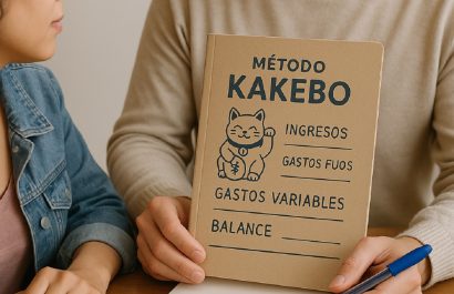 El método Kakebo permite a las personas organizar sus ingresos y gastos mediante un registro manual en una libreta, promoviendo disciplina financiera. FOTO: Chatgpt (Inteligencia Artificial).
