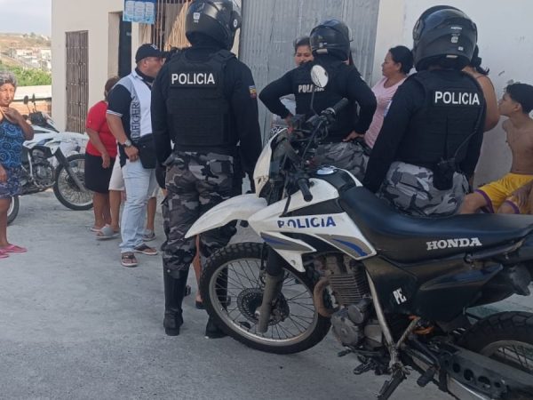 Cuatro hombres fueron baleados en un barrio de Manta, provincia de Manabí, cuando celebraban el Día del Padre. (El Diario).