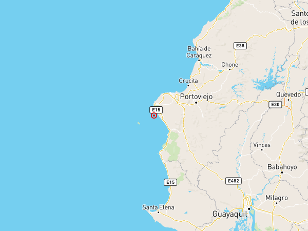 Cuatro sismos sacuden Montecristi, Manabí, en menos de 11 horas
