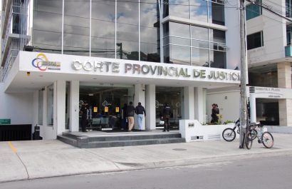 La sede de la Corte Provincial de Justicia de Pichincha. FOTO: Fiscalía Ecuador.